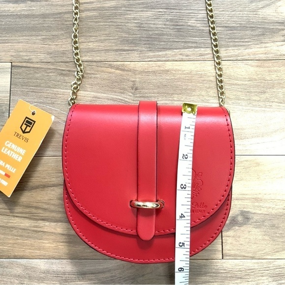 Vera Pelle Made in Italy Mini Chain Crossbody - Picture 5 of 5